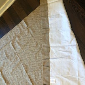 Beige curtains 2 panel